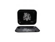 Black Leaf Rolling Tray L |  | SpbBong.com