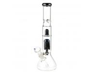 Black Leaf Beaker Ice Bong with 6-arm Perc | Black Leaf | SpbBong.com