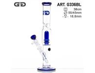 Cane GG Bong Blue Slithole | Grace Glass | SpbBong.com