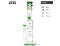 GG Double Drum Green | Grace Glass | SpbBong.com