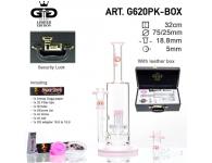  GG Pink Straight BOX | Grace Glass | SpbBong.com