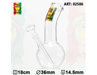 Rasta Smile Glass | <b></b> | SpbBong.com