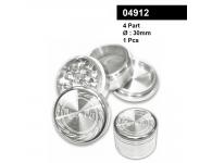 Magno Mix Grinder 4part Silver |  | SpbBong.com