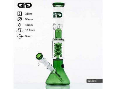 Beaker GG Bong Green | Grace Glass | SpbBong.com