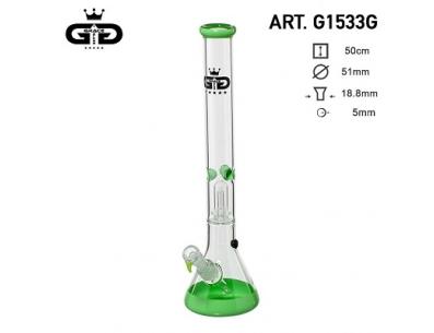 GG Baked Beaker Red & Green | Grace Glass | SpbBong.com