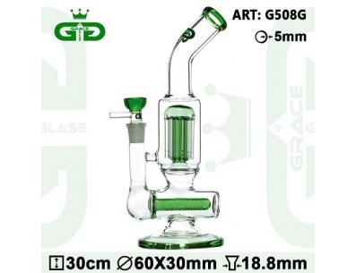 GG Nautilus Green Bubbler | Grace Glass | SpbBong.com